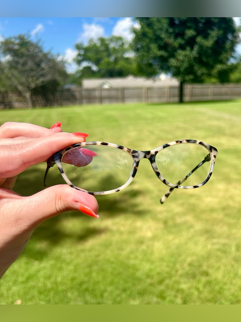 Ellen Tracy Mumbai Glasses Frame Black Tortoise Oval GUC